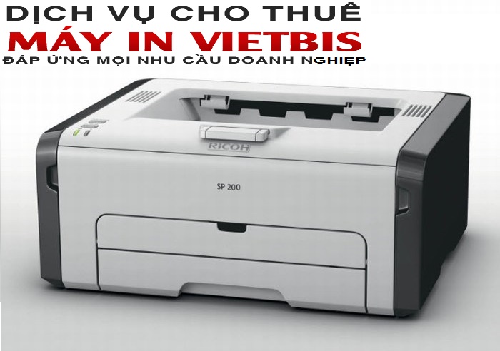 Cho thuê máy in ricoh sp200 - Afico Laser Printer