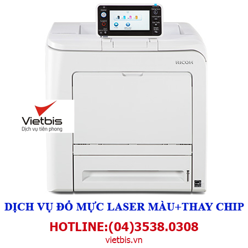 Đổ mực laser màu máy in Ricoh SP C342DN