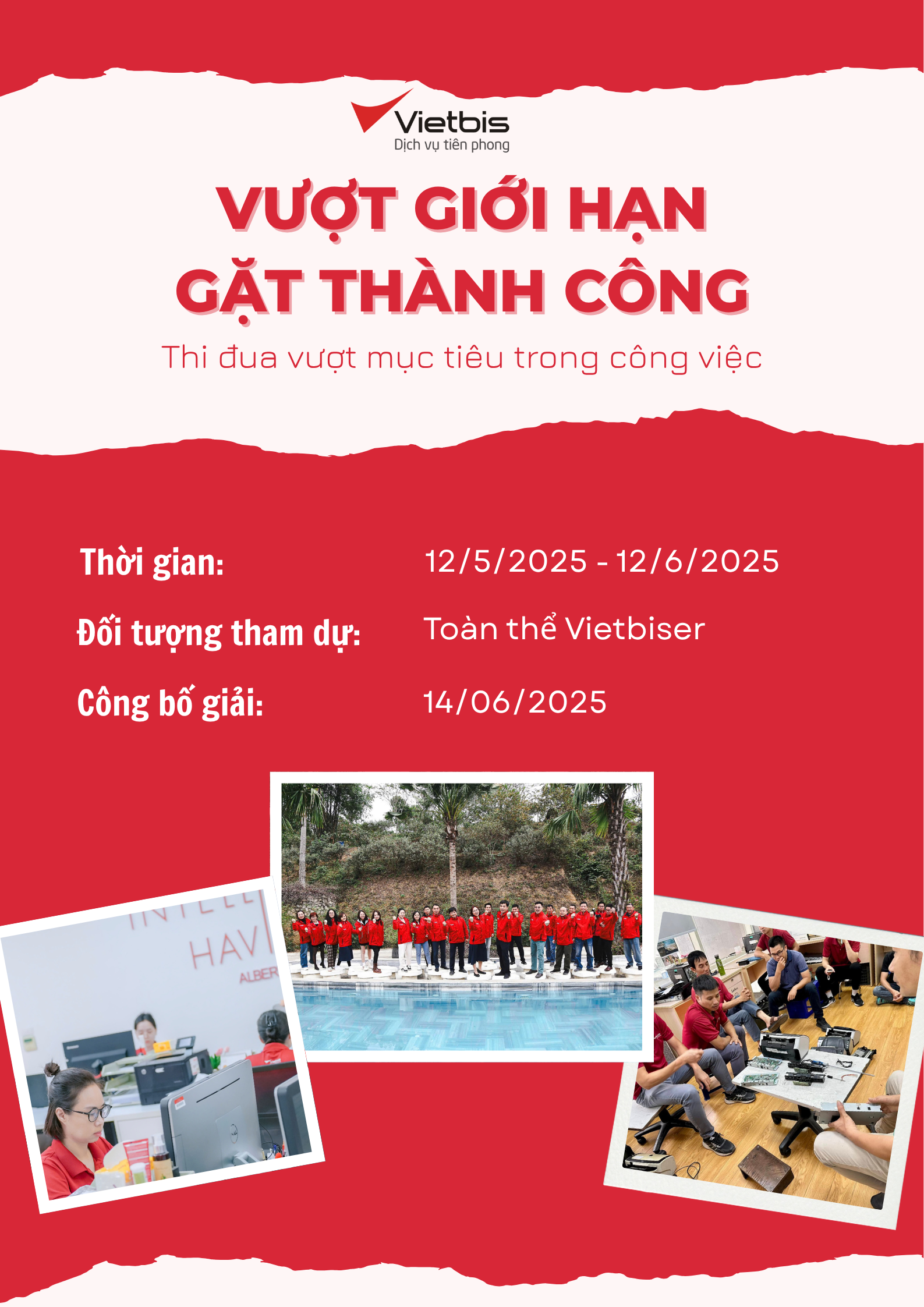 Vượt giới hạn - Gặt thành công: Thi đua vượt mục tiêu trong công việc
