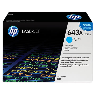 Mực in HP 643A Cyan LaserJet Toner Cartridge (Q5951A)