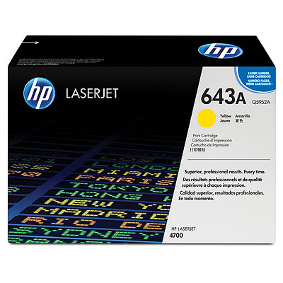 Mực in HP 643A Yellow LaserJet Toner Cartridge (Q5952A)