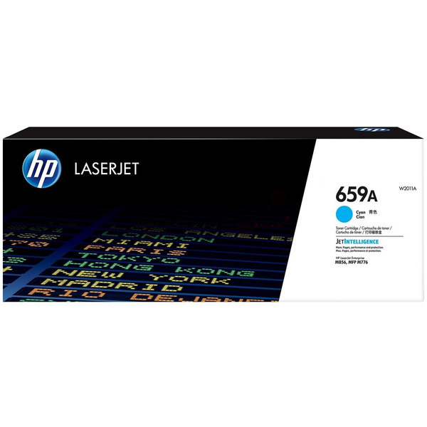 Mực in HP 659A Cyan LaserJet Toner Cartridge (W2011A)
