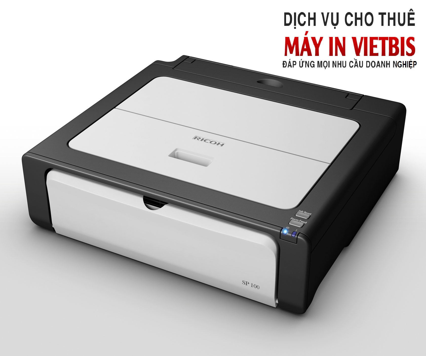 Cho thuê máy in Ricoh SP100 laser đen trắng