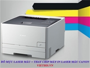 Đổ mực laser màu máy in Canon
