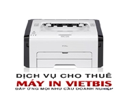 Cho thuê máy in Ricoh Sp210 - laser